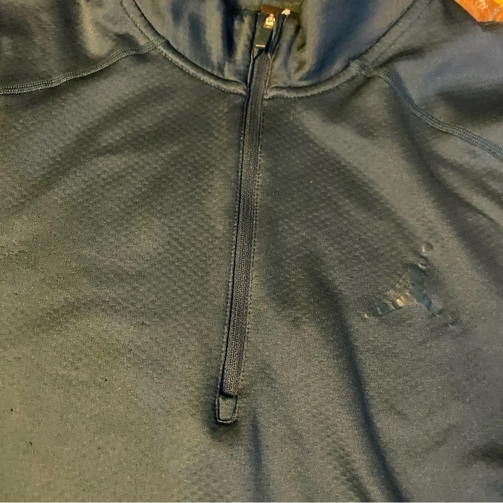 Nike Air Jordan Men’s Half Zip Dark Teal Pull Over Size Large. EUC